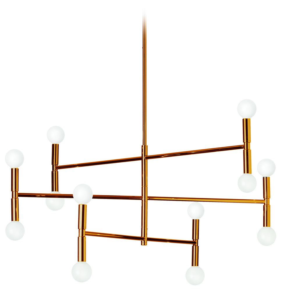 Dainolite Canada - 12 Light Chandelier - Ava - Vintage Bronze- Union Lighting Luminaires Decor