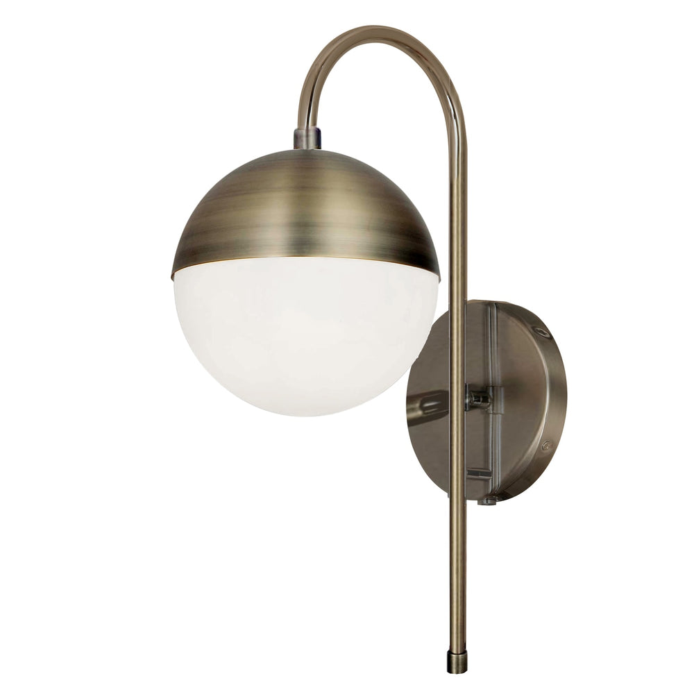 Dainolite Canada - One Light Wall Sconce - Dayana - Antique Brass- Union Lighting Luminaires Decor