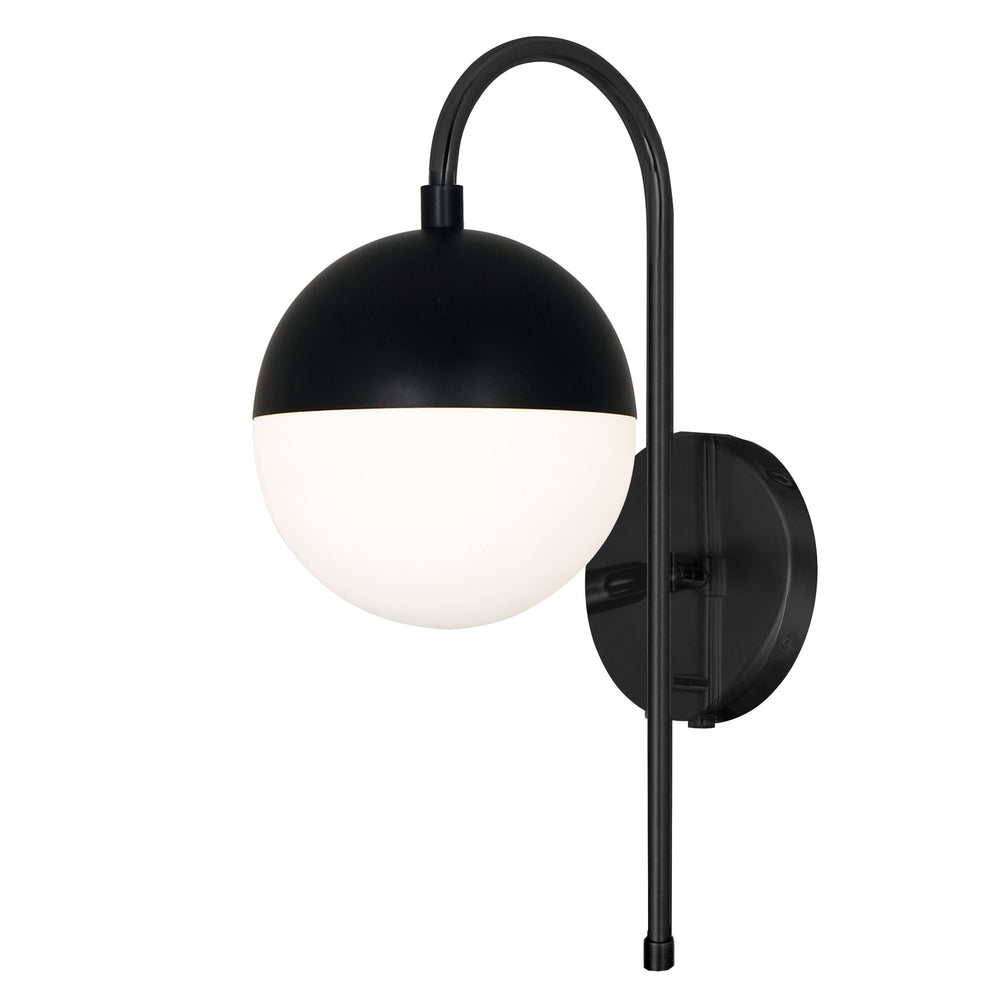 Dainolite Canada - One Light Wall Sconce - Dayana - Black- Union Lighting Luminaires Decor