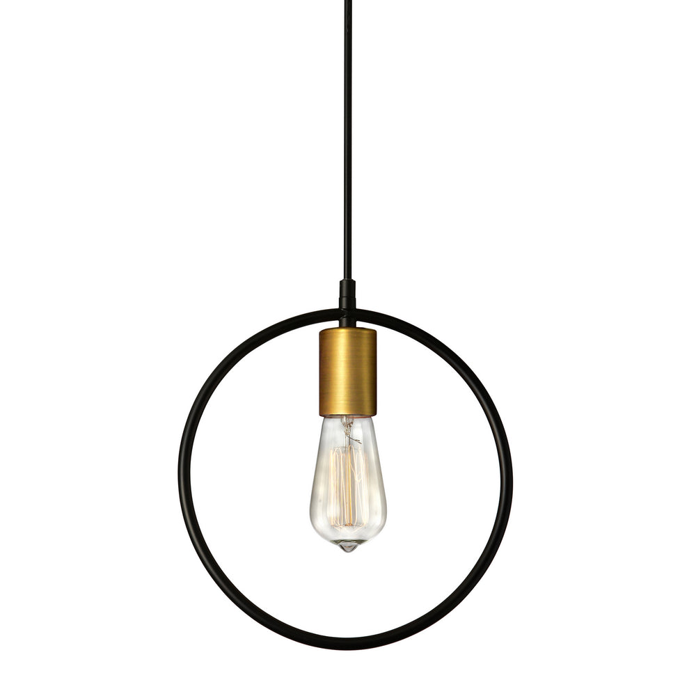 Dainolite Canada - One Light Pendant - Geometric - Black- Union Lighting Luminaires Decor