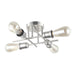 Dainolite Canada - Four Light Flush Mount - Nebraska - Polished Chrome- Union Lighting Luminaires Decor
