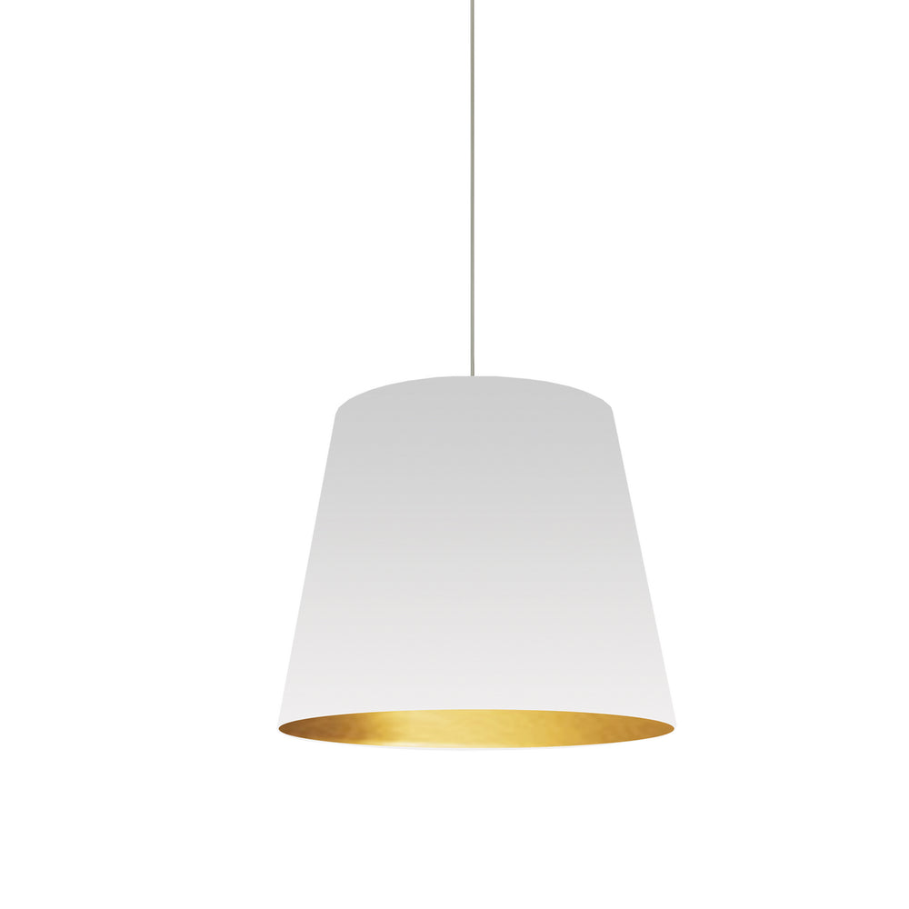 Dainolite Canada - One Light Pendant - Oversized Drum - White- Union Lighting Luminaires Decor