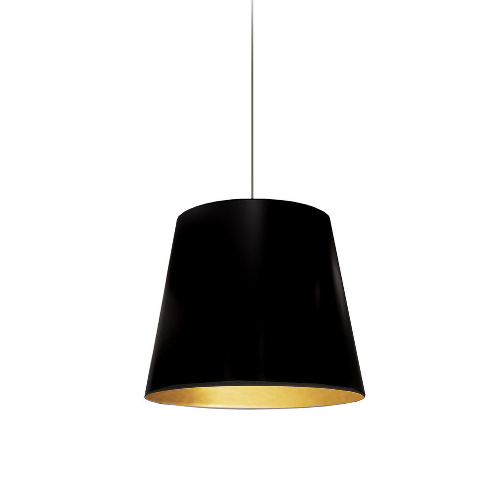 Dainolite Canada - One Light Pendant - Oversized Drum - Black- Union Lighting Luminaires Decor