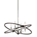 Dainolite Canada - Four Light Chandelier - Paloma - Polished Chrome- Union Lighting Luminaires Decor