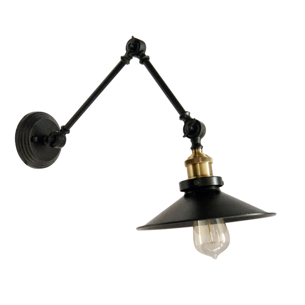 Dainolite Canada - One Light Wall Sconce - Black- Union Lighting Luminaires Decor
