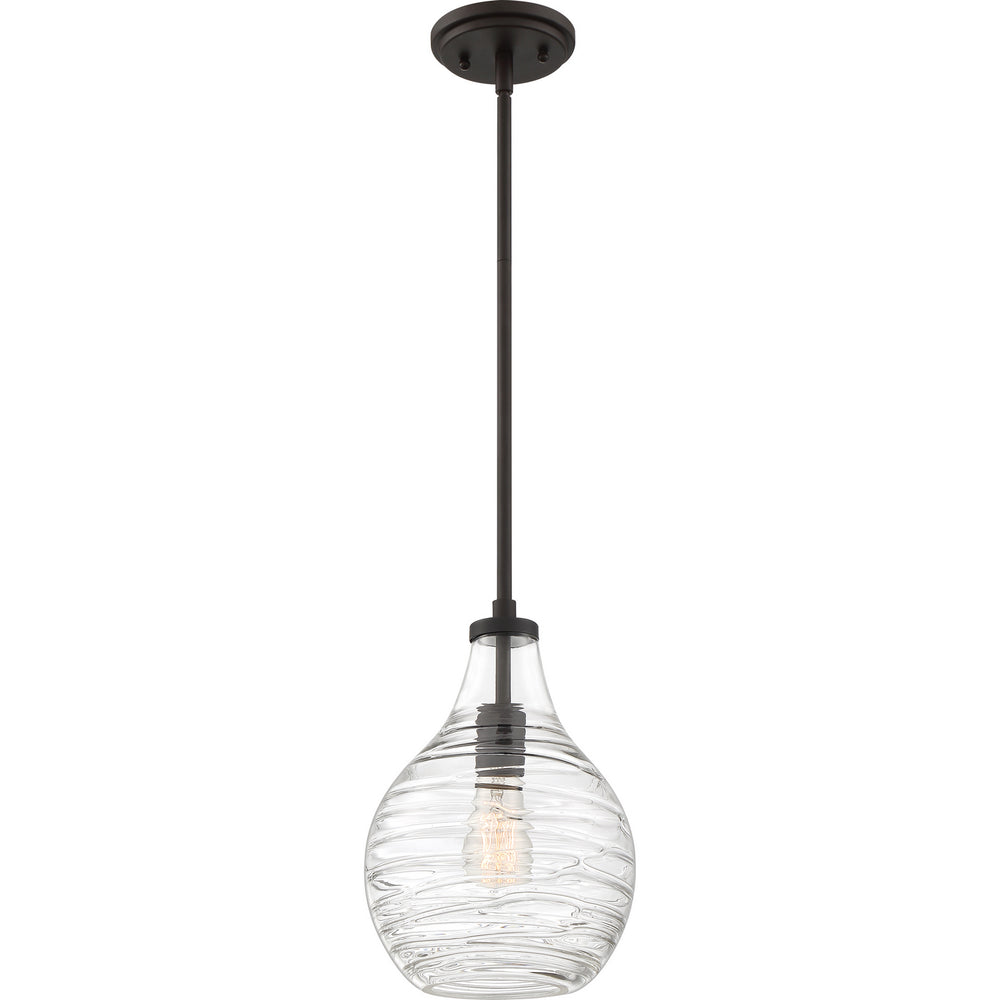 Quoizel - One Light Mini Pendant - Genie - Old Bronze- Union Lighting Luminaires Decor