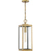 Quoizel - One Light Outdoor Hanging Lantern - Westover - Antique Brass- Union Lighting Luminaires Decor