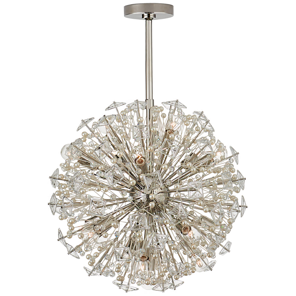Visual Comfort Signature Canada - 17 Light Chandelier - Dickinson - Polished Nickel- Union Lighting Luminaires Decor