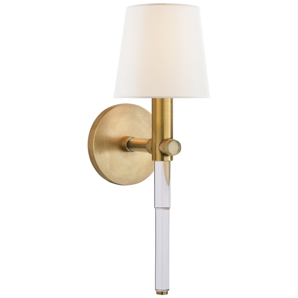 Ralph Lauren Canada - One Light Wall Sconce - Sable - Crystal with Brass- Union Lighting Luminaires Decor