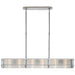 Ralph Lauren Canada - Six Light Linear Pendant - Allen - Polished Nickel- Union Lighting Luminaires Decor