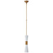 Visual Comfort Signature Canada - Two Light Pendant - Clarkson - Hand-Rubbed Antique Brass- Union Lighting Luminaires Decor