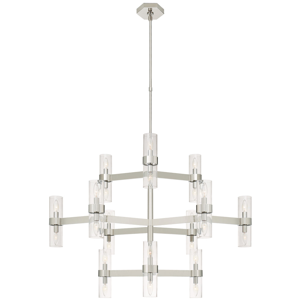 Visual Comfort Signature Canada - 24 Light Chandelier - Margita - Polished Nickel- Union Lighting Luminaires Decor