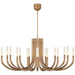 Visual Comfort Signature Canada - LED Chandelier - Rousseau - Antique-Burnished Brass- Union Lighting Luminaires Decor