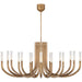 Visual Comfort Signature Canada - LED Chandelier - Rousseau - Antique-Burnished Brass- Union Lighting Luminaires Decor