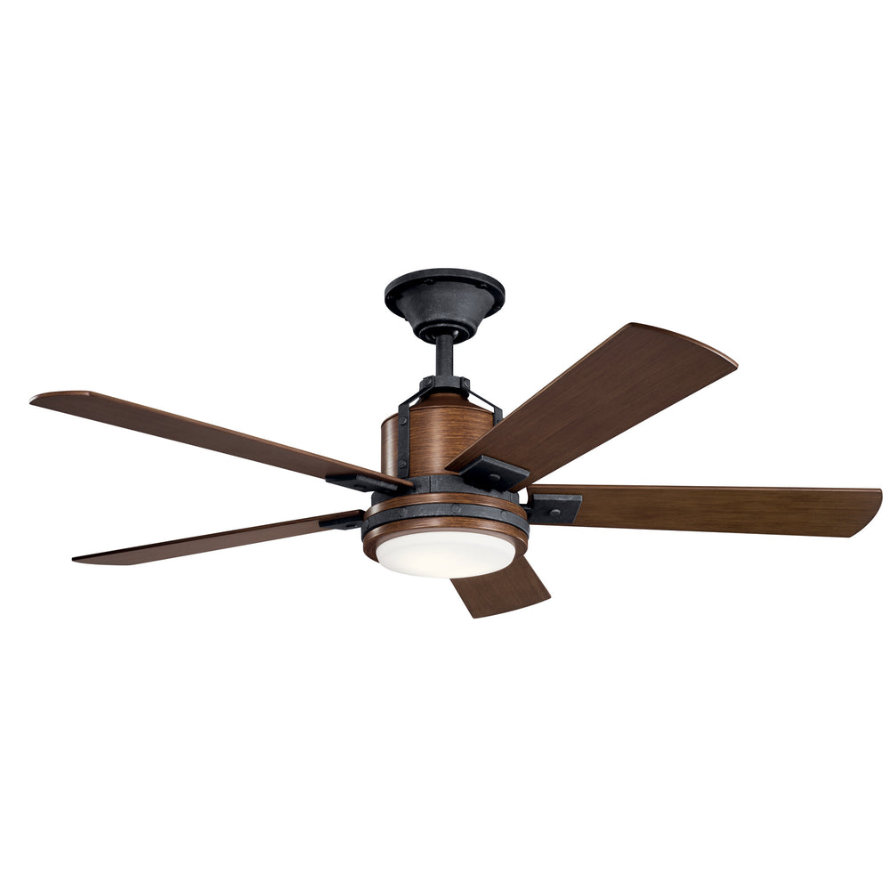 Kichler Canada - 52"Ceiling Fan - Colerne - Distressed Black- Union Lighting Luminaires Decor
