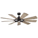 Kichler Canada - 65"Ceiling Fan - Gentry - Anvil Iron- Union Lighting Luminaires Decor