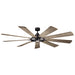 Kichler Canada - 85"Ceiling Fan - Gentry Xl - Anvil Iron- Union Lighting Luminaires Decor