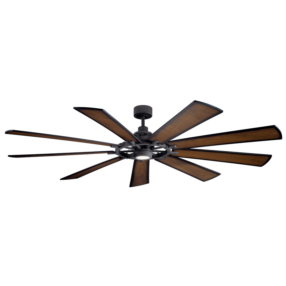 Kichler Canada - 85"Ceiling Fan - Gentry Xl - Distressed Black- Union Lighting Luminaires Decor