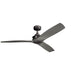 Kichler Canada - 56"Ceiling Fan - Ried - Anvil Iron- Union Lighting Luminaires Decor
