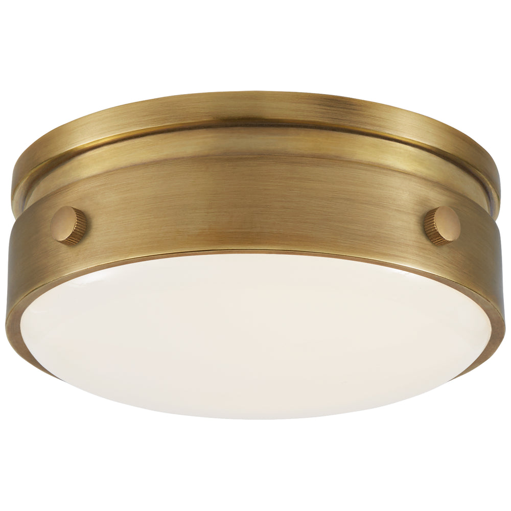 Visual Comfort Signature Canada - LED Flush Mount - Hicks - Hand-Rubbed Antique Brass- Union Lighting Luminaires Decor