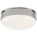Visual Comfort Signature Canada - Two Light Flush Mount - Hicks - Polished Nickel- Union Lighting Luminaires Decor