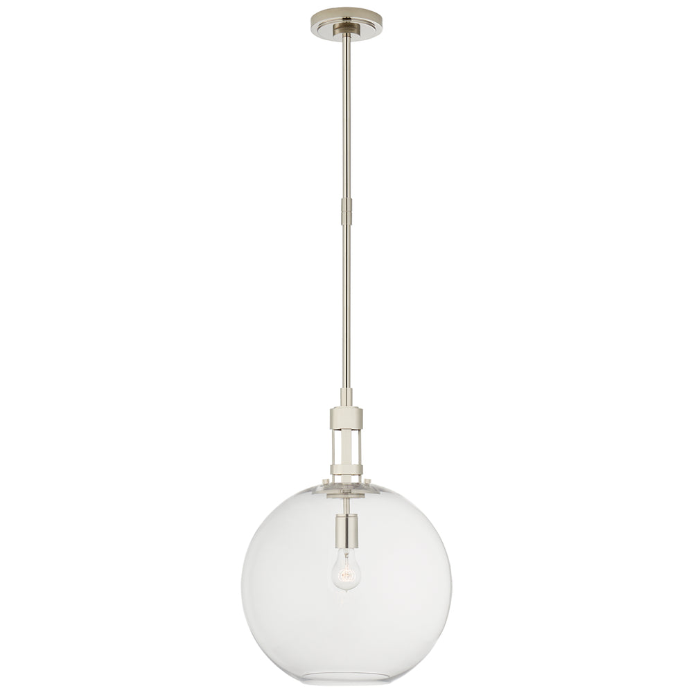 Visual Comfort Signature Canada - One Light Pendant - Gable2 - Polished Nickel- Union Lighting Luminaires Decor