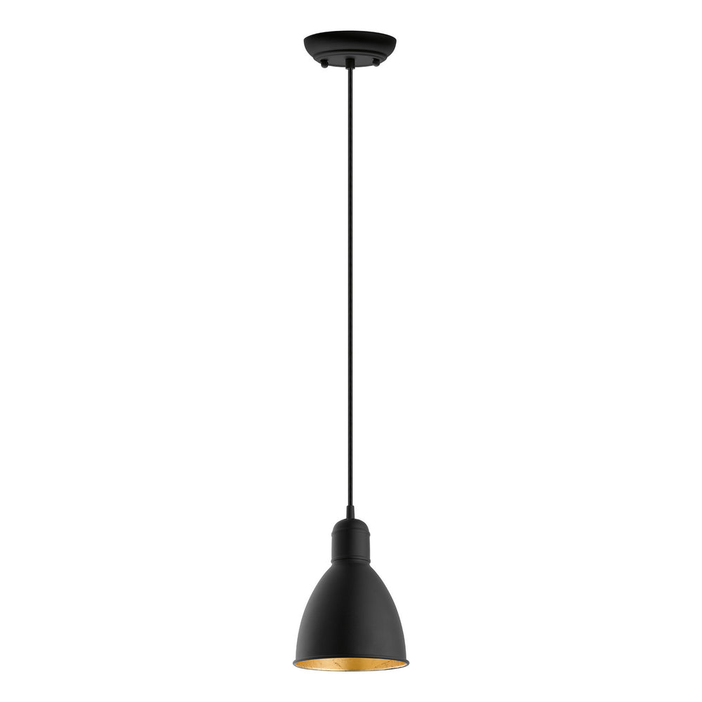 Eglo Canada - One Light Pendant - Priddy 2 - Black/Gold- Union Lighting Luminaires Decor