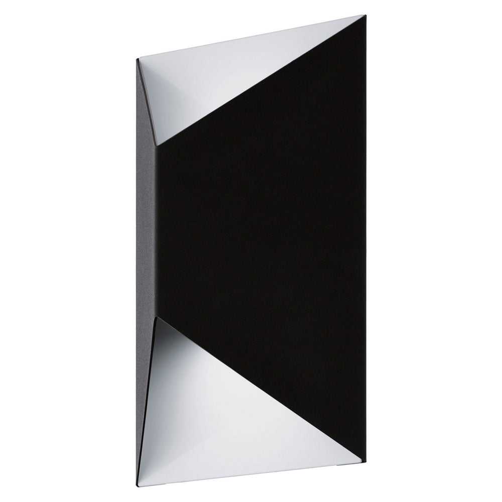 Eglo Canada - LED Outdoor Wall Mount - Predazzo - Matte Black & White- Union Lighting Luminaires Decor