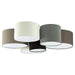 Eglo Canada - Six Light Ceiling Mount - Pastore - White,Black, Taupe, Grey, Cappucino- Union Lighting Luminaires Decor