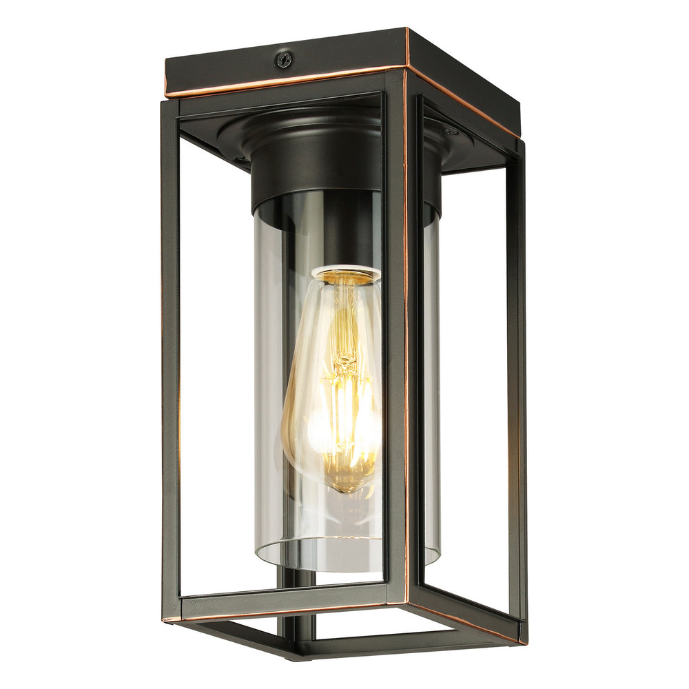 Eglo Canada - One Light Outdoor Flush Mount - Walker Hill - Oil Rubbed Bronze- Union Lighting Luminaires Decor