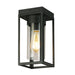 Eglo Canada - One Light Outdoor Ceiling Mount - Walker Hill - Matte Black- Union Lighting Luminaires Decor