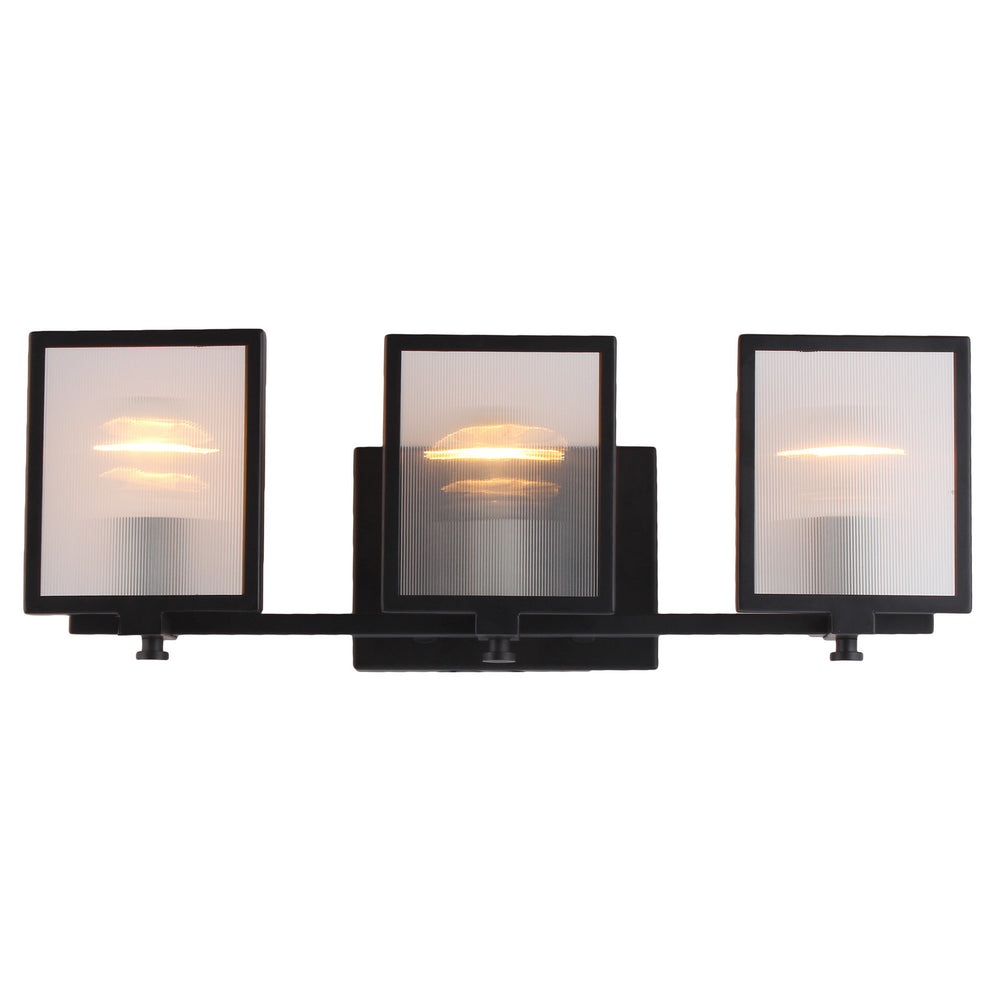 Eglo Canada - Three Light Bath/Vanity - Henessy - Black- Union Lighting Luminaires Decor