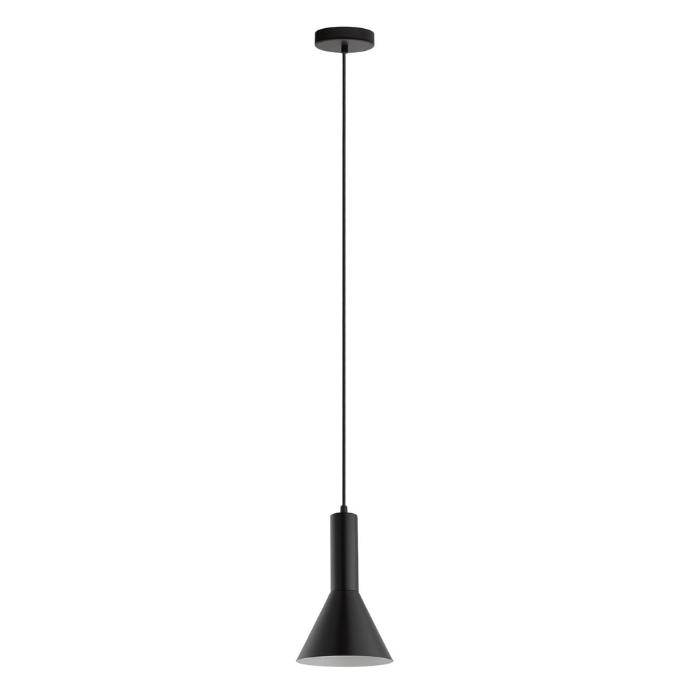 Eglo Canada - One Light Pendant - Canalello - Matte Black- Union Lighting Luminaires Decor