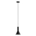 Eglo Canada - One Light Pendant - Canalello - Matte Black- Union Lighting Luminaires Decor