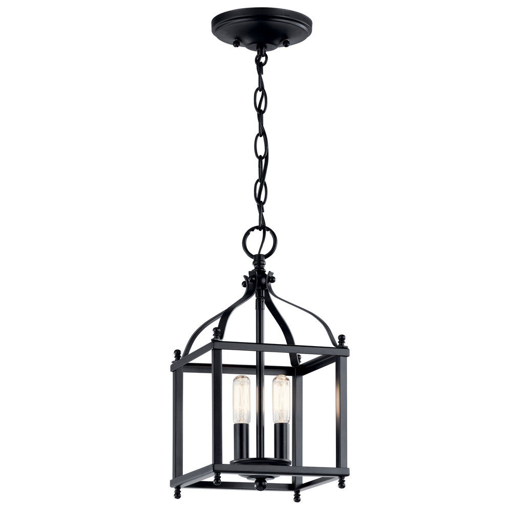 Kichler Canada - Two Light Pendant - Larkin - Black- Union Lighting Luminaires Decor