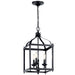 Kichler Canada - Three Light Pendant - Larkin - Black- Union Lighting Luminaires Decor