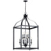Kichler Canada - Eight Light Foyer Chandelier - Larkin - Black- Union Lighting Luminaires Decor