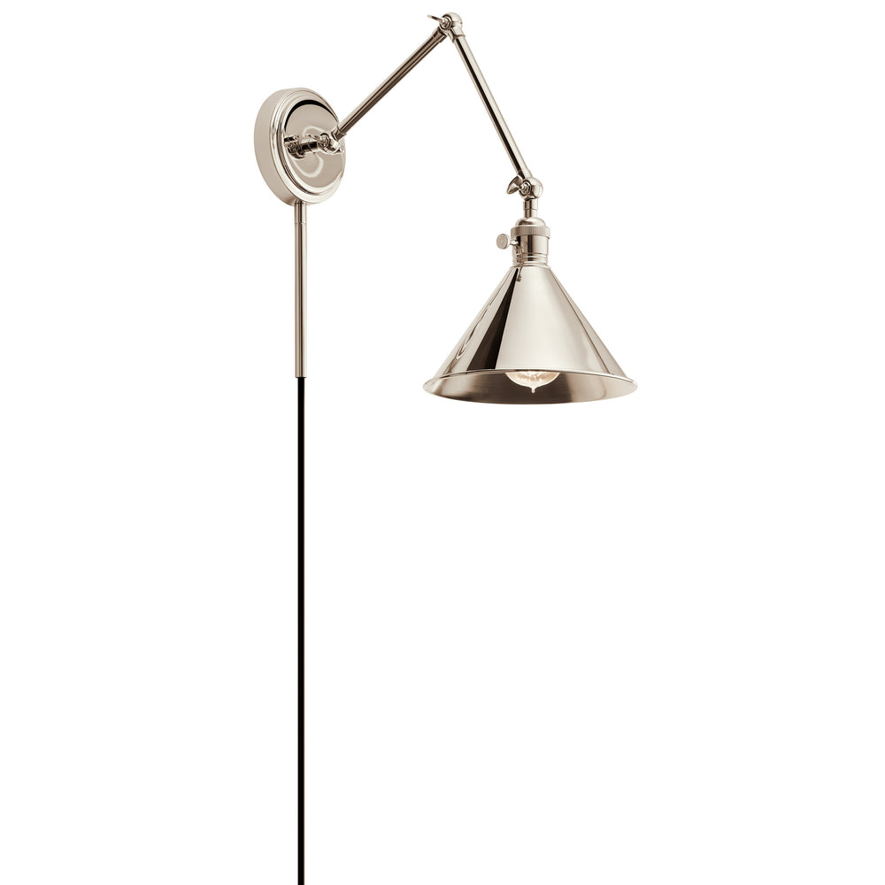 Kichler Canada - One Light Wall Sconce - Ellerbeck - Polished Nickel- Union Lighting Luminaires Decor