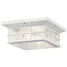 Kichler Canada - Two Light Outdoor Ceiling Mount - Beacon Square - White- Union Lighting Luminaires Decor