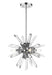 Z-Lite Canada - Four Light Chandelier - Burst - Chrome- Union Lighting Luminaires Decor