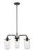 Z-Lite Canada - Three Light Chandelier - Delaney - Matte Black- Union Lighting Luminaires Decor