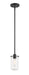Z-Lite Canada - One Light Pendant - Delaney - Matte Black- Union Lighting Luminaires Decor
