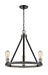 Z-Lite Canada - Three Light Chandelier - Kirkland - Ashen Barnboard- Union Lighting Luminaires Decor