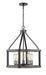Z-Lite Canada - Five Light Chandelier - Kirkland - Ashen Barnboard- Union Lighting Luminaires Decor