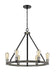 Z-Lite Canada - Six Light Chandelier - Kirkland - Ashen Barnboard- Union Lighting Luminaires Decor