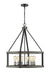 Z-Lite Canada - Six Light Chandelier - Kirkland - Ashen Barnboard- Union Lighting Luminaires Decor