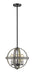 Z-Lite Canada - Three Light Pendant - Kirkland - Ashen Barnboard- Union Lighting Luminaires Decor
