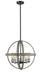 Z-Lite Canada - Five Light Chandelier - Kirkland - Ashen Barnboard- Union Lighting Luminaires Decor