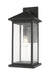 Z-Lite Canada - One Light Outdoor Wall Light - Portland - Black- Union Lighting Luminaires Decor