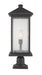 Z-Lite Canada - One Light Outdoor Pier Mounted Fixture - Portland - Oil Rubbed Bronze- Union Lighting Luminaires Decor